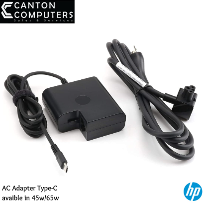 Hp AC Adapter Type-C in 45w - 65w